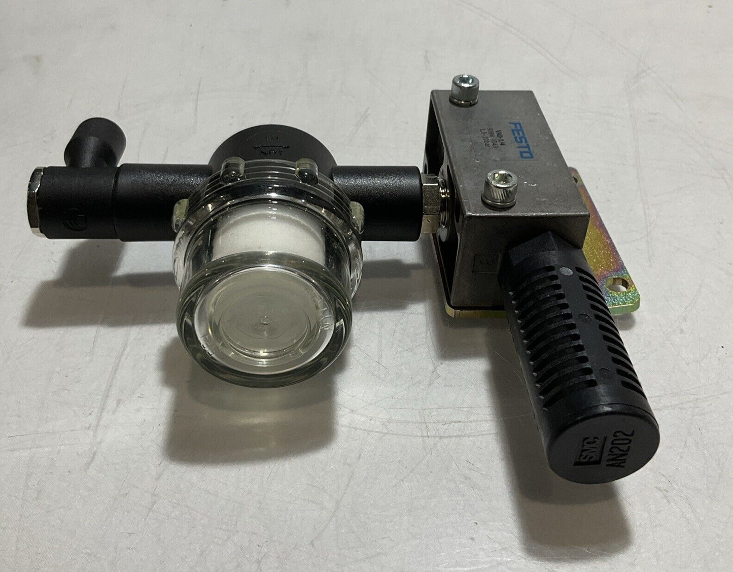 PIAB PPSF.25-X10 VACUUM FILTER ASSEMBLY REPLACEMENT ELEMENT LOT OF 2 U3S