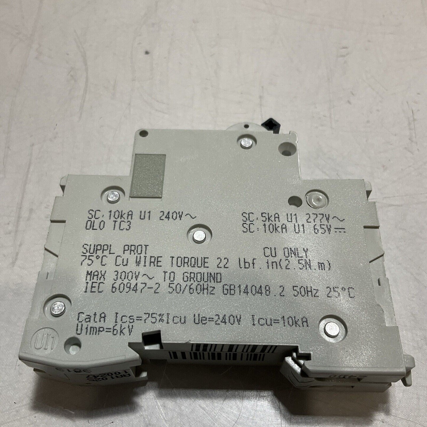 SCHNEIDER ELECTRIC 60163 MULTI 9 CIRCUIT BREAKER 2 POLE C60 D 15A U3S