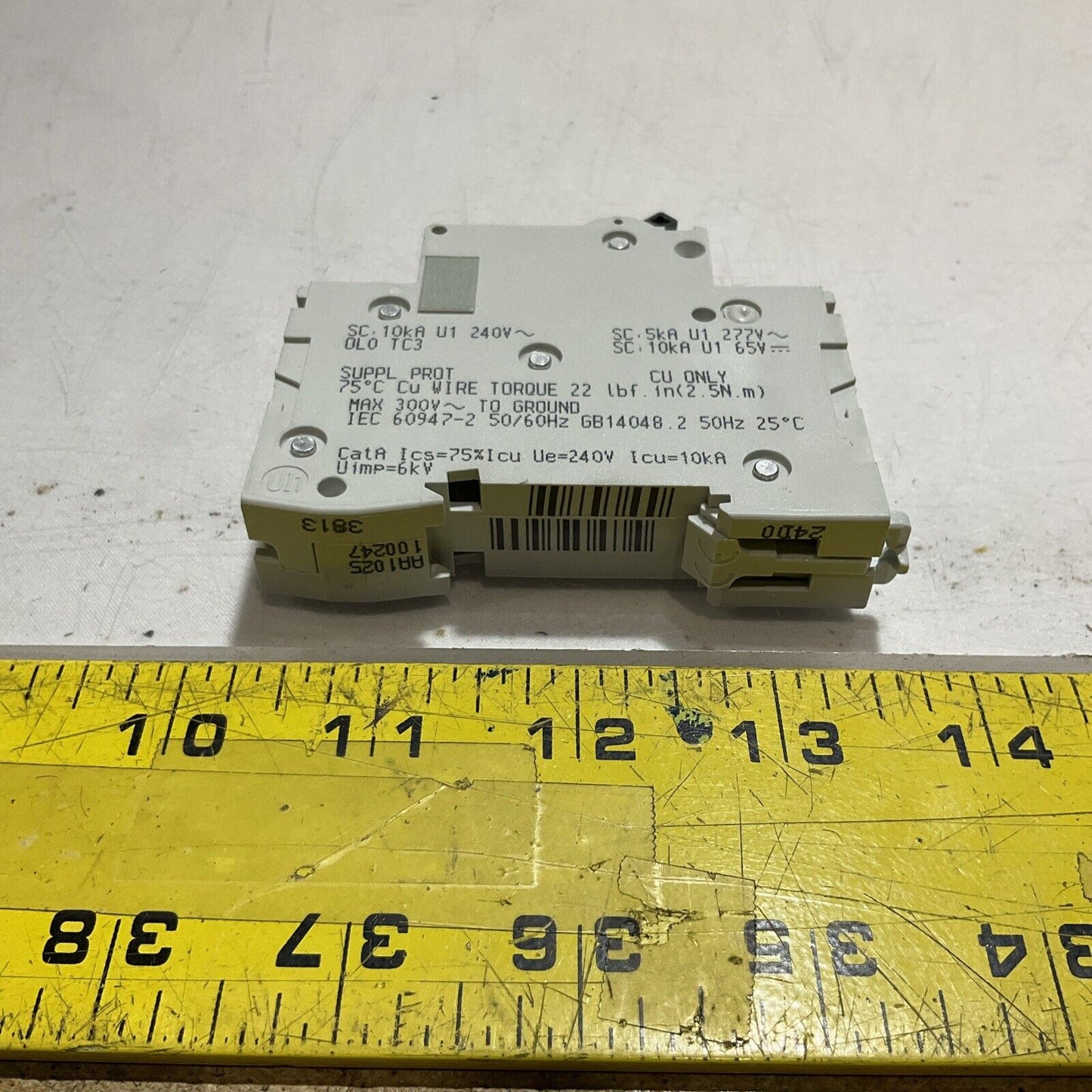 SCHNEIDER ELECTRIC 60163 MULTI 9 CIRCUIT BREAKER 2 POLE C60 D 15A U3S