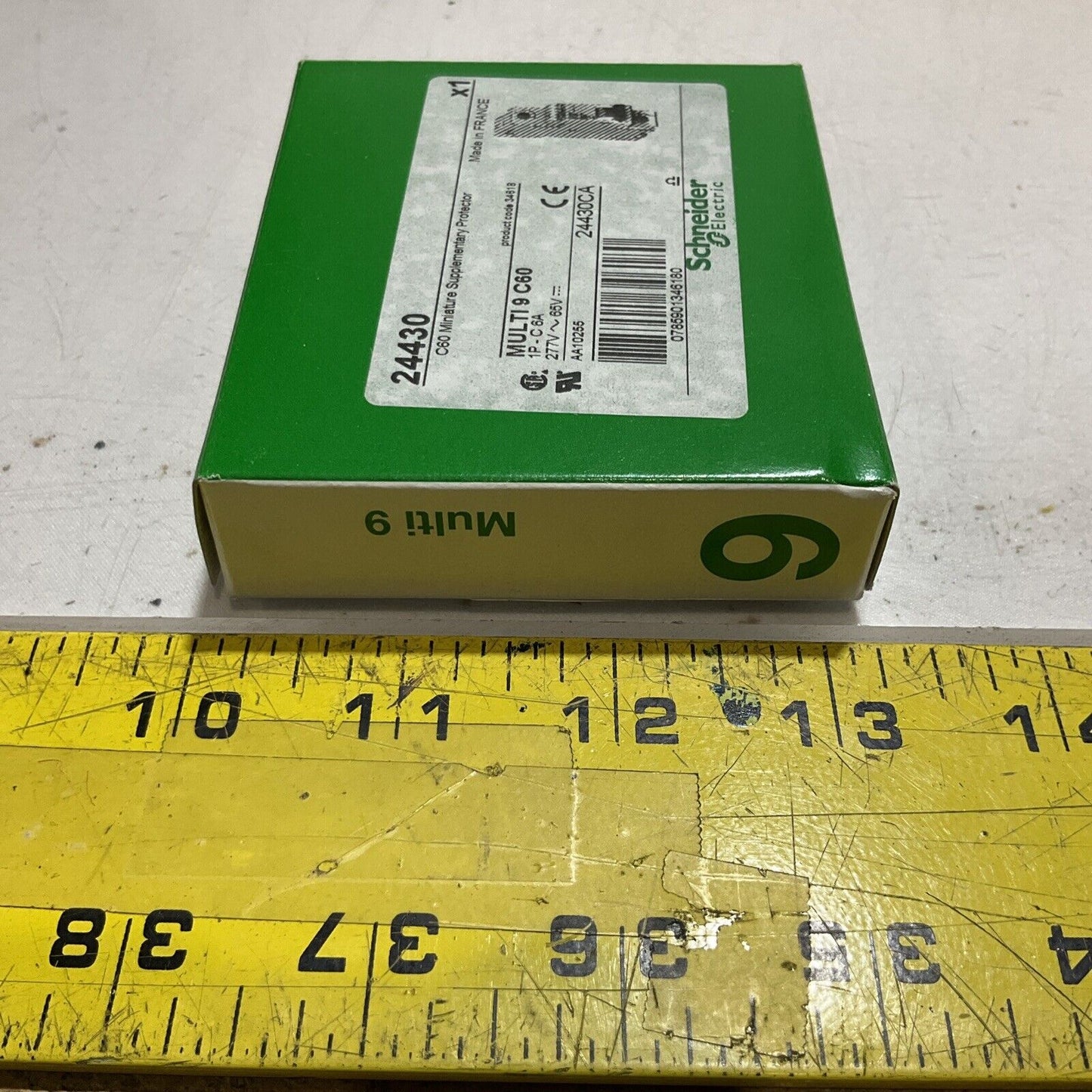 SCHNEIDER ELECTRIC 60163 MULTI 9 CIRCUIT BREAKER 2 POLE C60 D 15A U3S