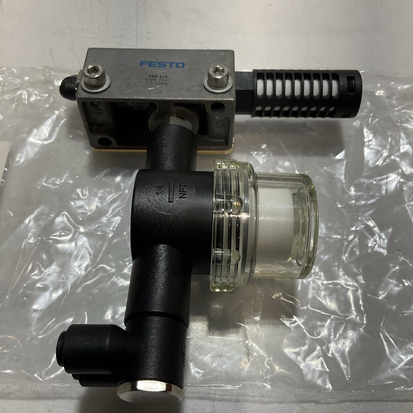 PIAB PPSF.25-X10 VACUUM FILTER ASSEMBLY REPLACEMENT ELEMENT U3S