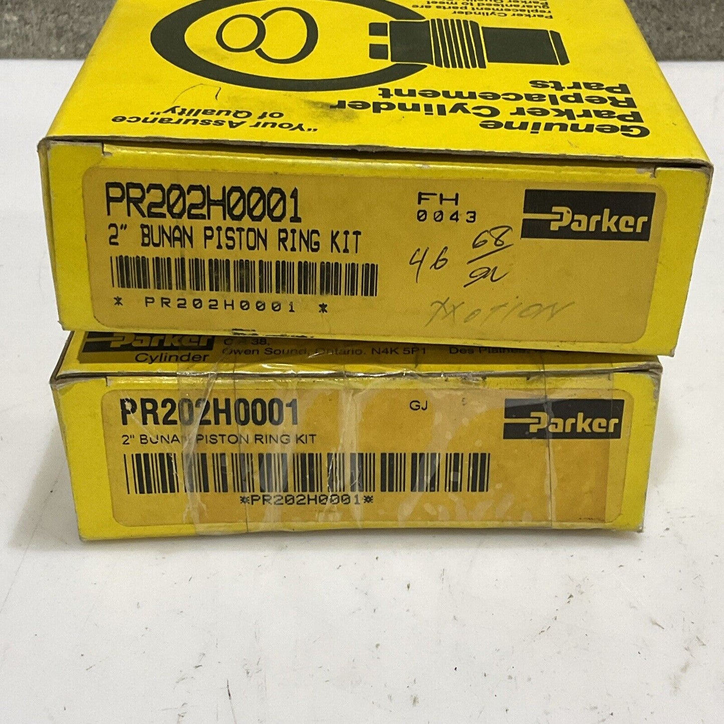 PARKER PISTON RING SERVICE KIT PR202H0001, PR102H001, PK1502A001 LOT OF 7 RM6