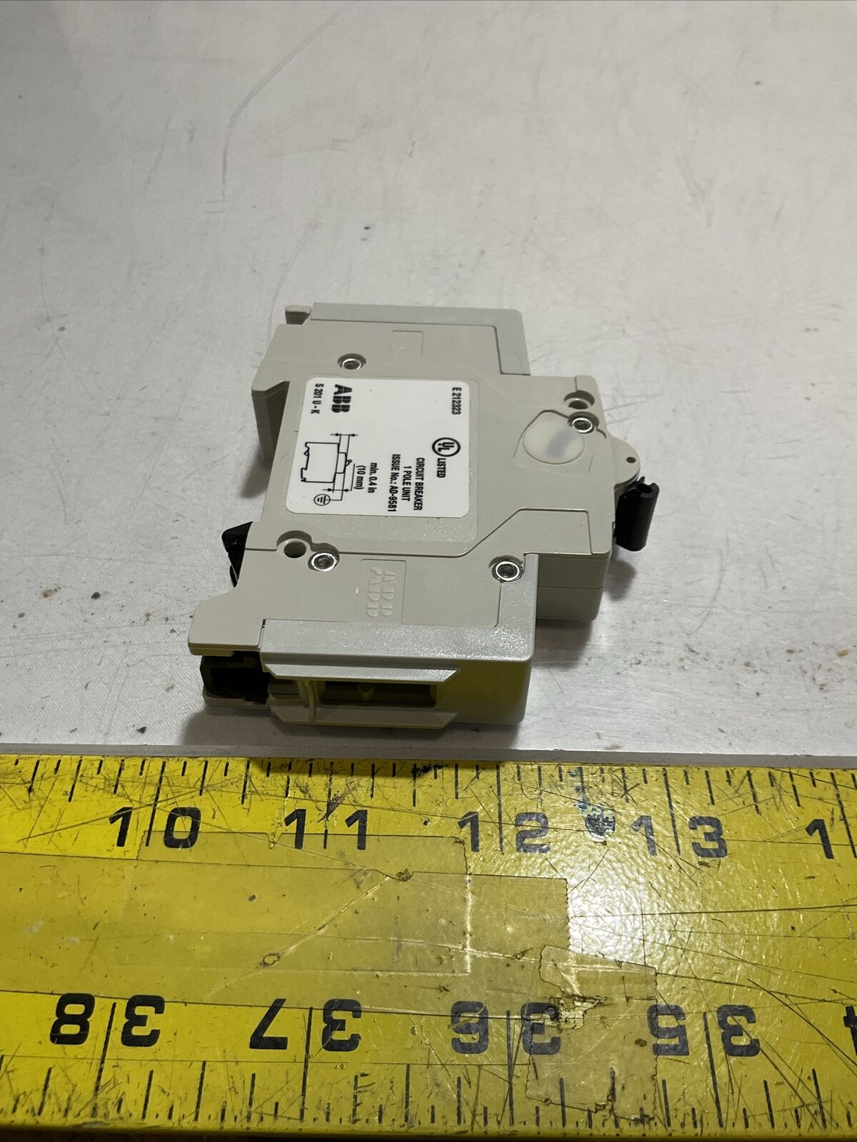 ABB  S201U-K3 CIRCUIT BREAKER LOT OF 2 U3S