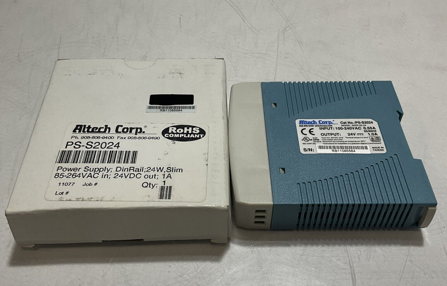 ALTECH CORP PS-S2024 100-240VAC 0.55A 50/60HZ POWER SUPPLY U3S