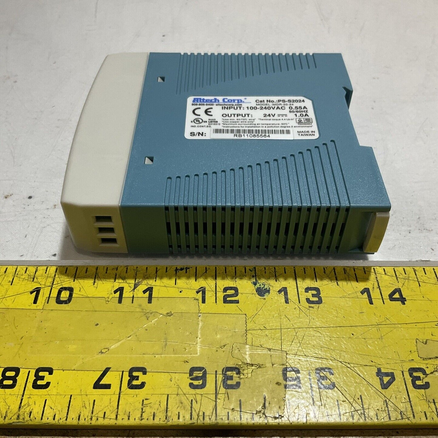 ALTECH CORP PS-S2024 100-240VAC 0.55A 50/60HZ POWER SUPPLY U3S