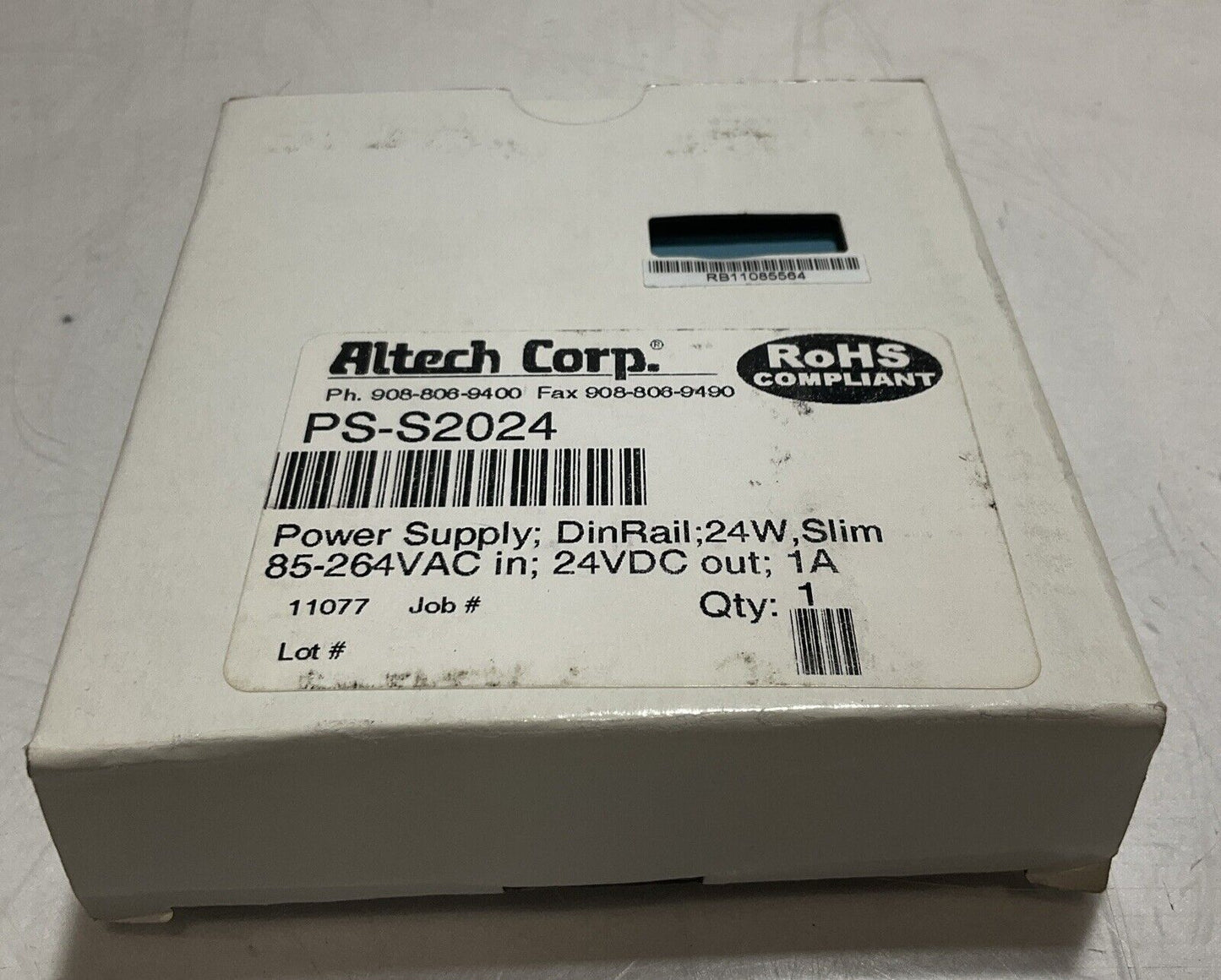 ALTECH CORP PS-S2024 100-240VAC 0.55A 50/60HZ POWER SUPPLY U3S