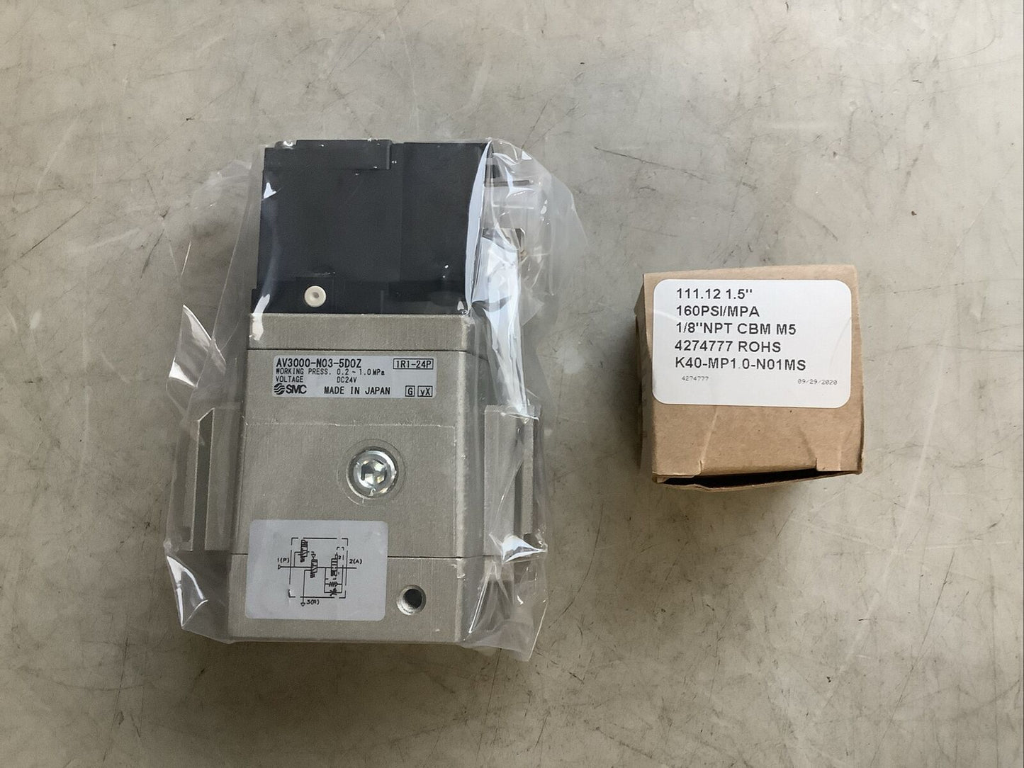 SMC AV3000-N03G-5D0Z SOFT START-UP VALVE U3S