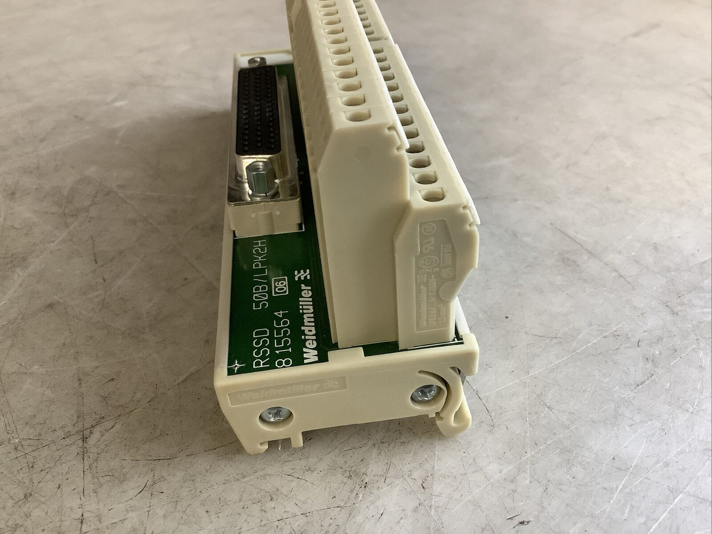 WEIDMULLER 8155640000 TERMINAL BLOCK RS SD50B/LPK2H U3S