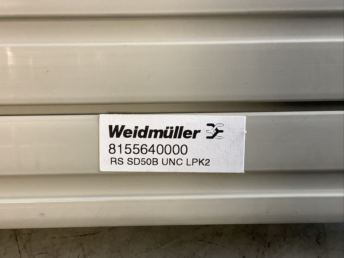 WEIDMULLER 8155640000 TERMINAL BLOCK RS SD50B/LPK2H U3S