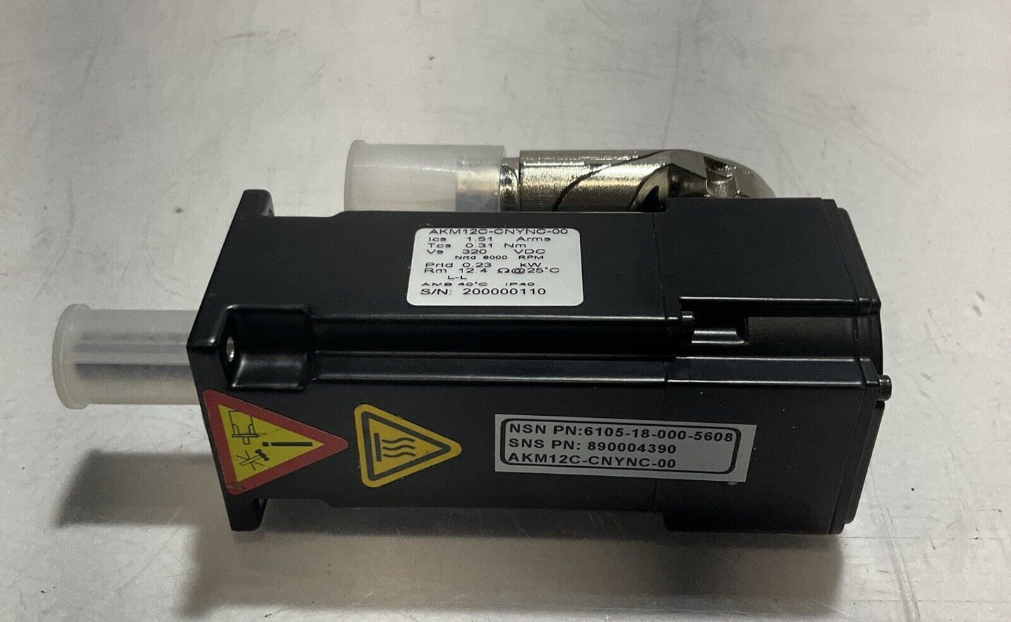 KOLLMORGEN AKM12C-CNYNC-00 SERVO MOTOR U3S