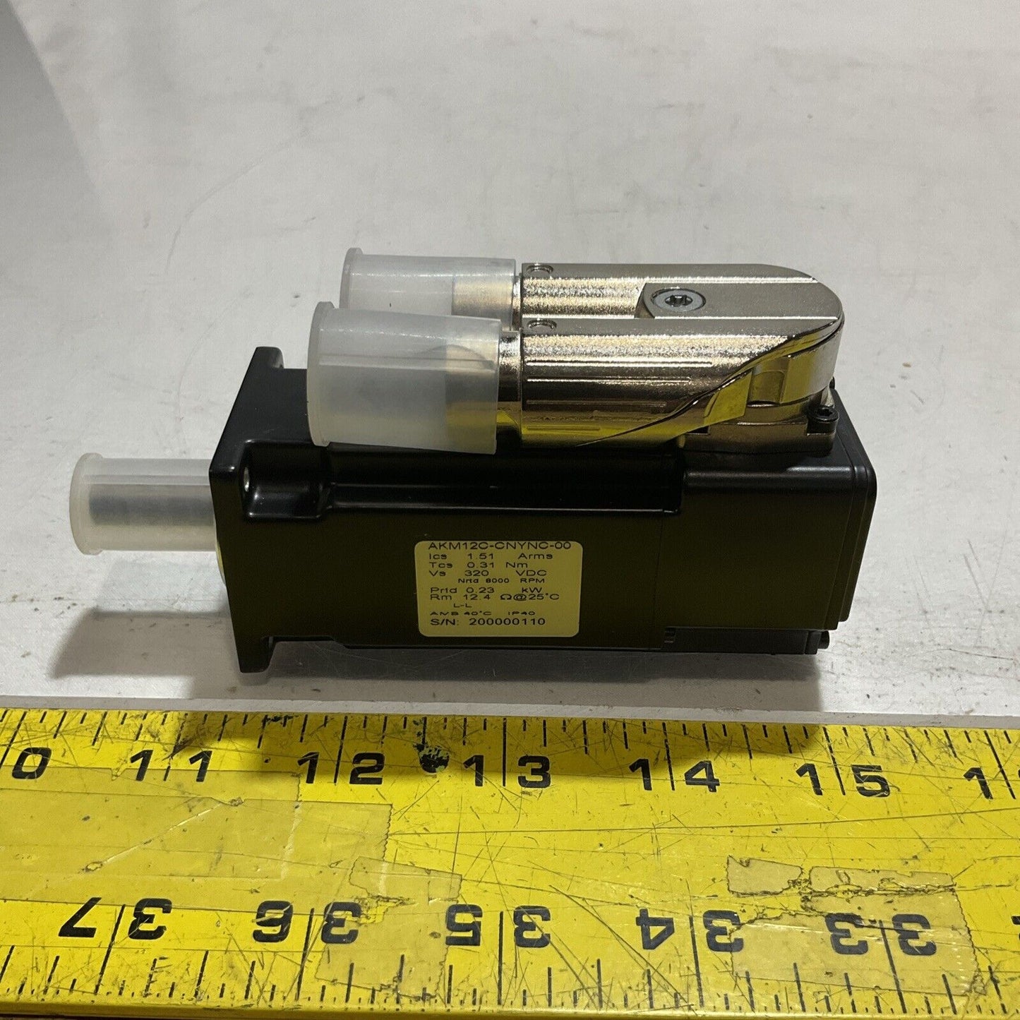 KOLLMORGEN AKM12C-CNYNC-00 SERVO MOTOR U3S