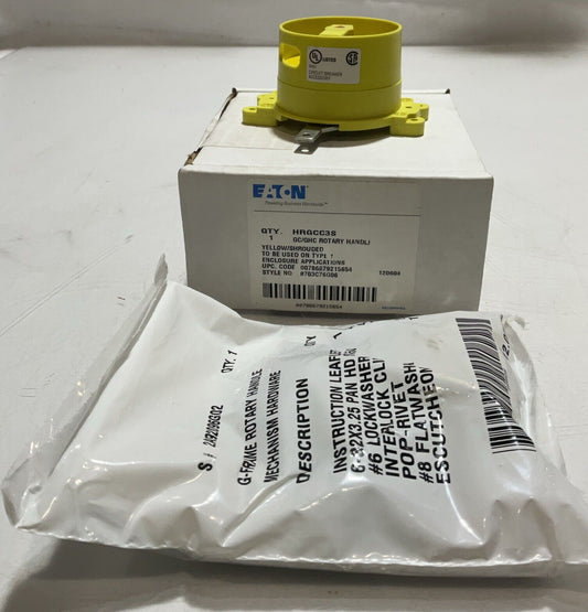 EATON HRGCC3S ROTARY  HANDLE YELLOW/SHROUDED U3S