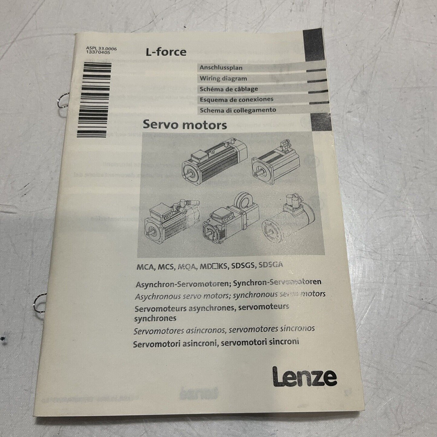 LENZE 13256657 MCS 06F41LRS0B0-B11N-ST5S00N-R2SU ST.STARR SERVO MOTOR U3S