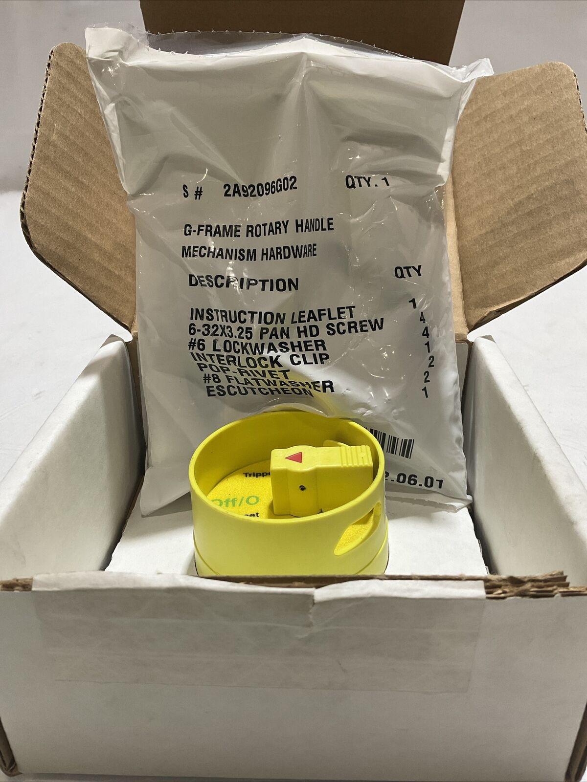 EATON HRGCC3S ROTARY  HANDLE YELLOW/SHROUDED U3S