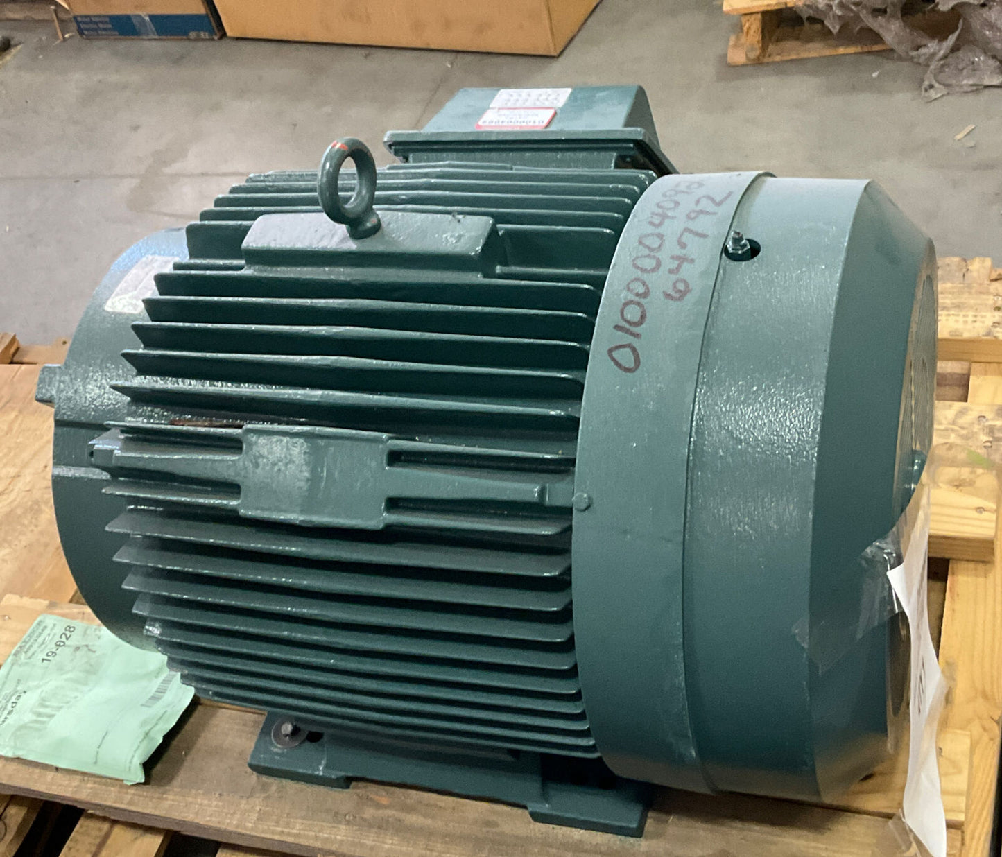 BALDOR RELIANCE SQ11743 P36G402 ELECTRIC FAN MOTOR 75HP 3555RPM 230/460V 373