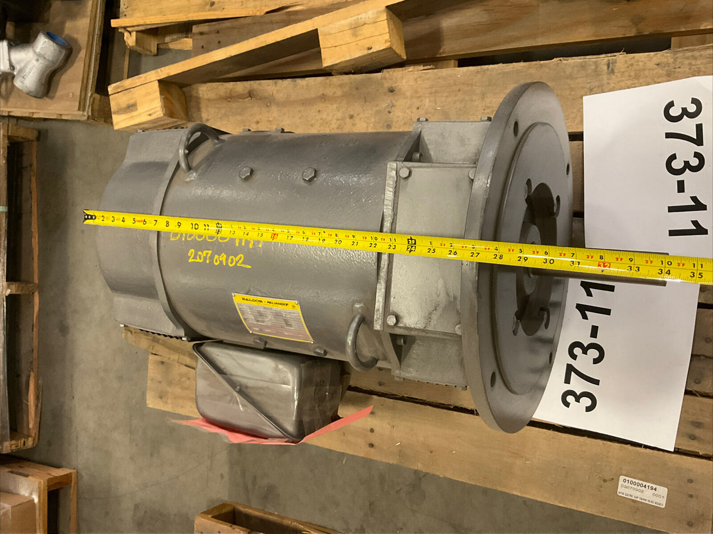 BALDOR RELIANCE B742671 ELECTRIC MOTORS 15HP 1750RPM 125VDC 123AMP 373