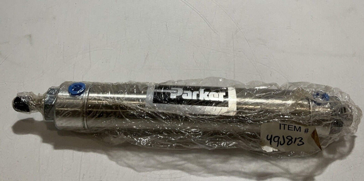 PARKER  49J813 1.50dxpsr06.00 AIR CYLINDER SILVER 250PSI  LOT OF 2  U3S