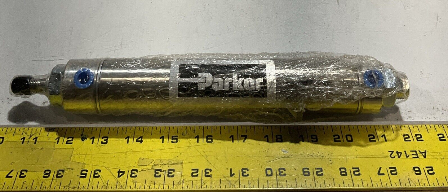 PARKER  49J813 1.50dxpsr06.00 AIR CYLINDER SILVER 250PSI  LOT OF 2  U3S