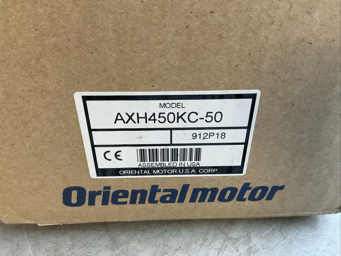 ORIENTAL MOTOR AXH450KC-50 AXH450KC-GFH BRUSHLESS DC MOTOR 2500RPM U3S