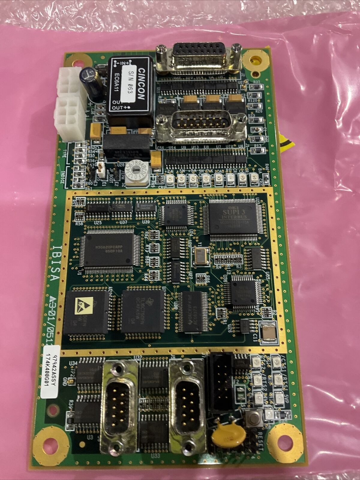 IBISA 174K400G01 CC12-SB001 5998-12-000-2058 PCB U3S
