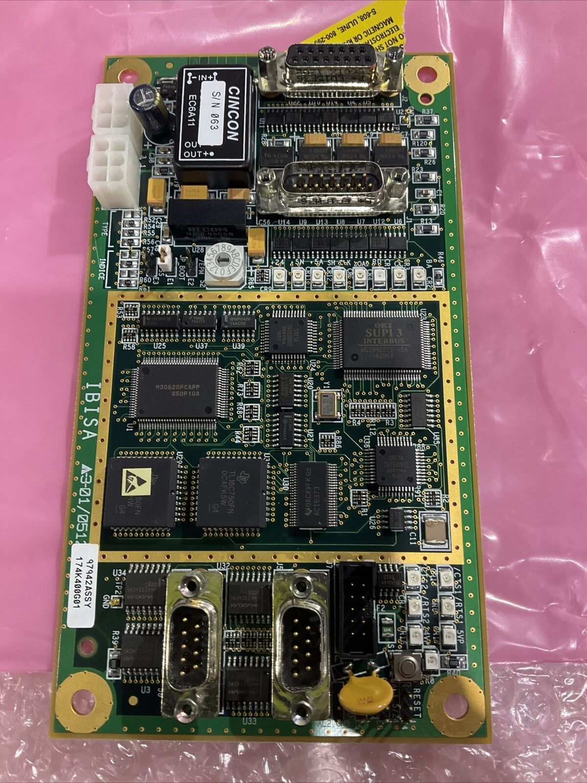 IBISA 174K400G01 CC12-SB001 5998-12-000-2058 PCB U3S