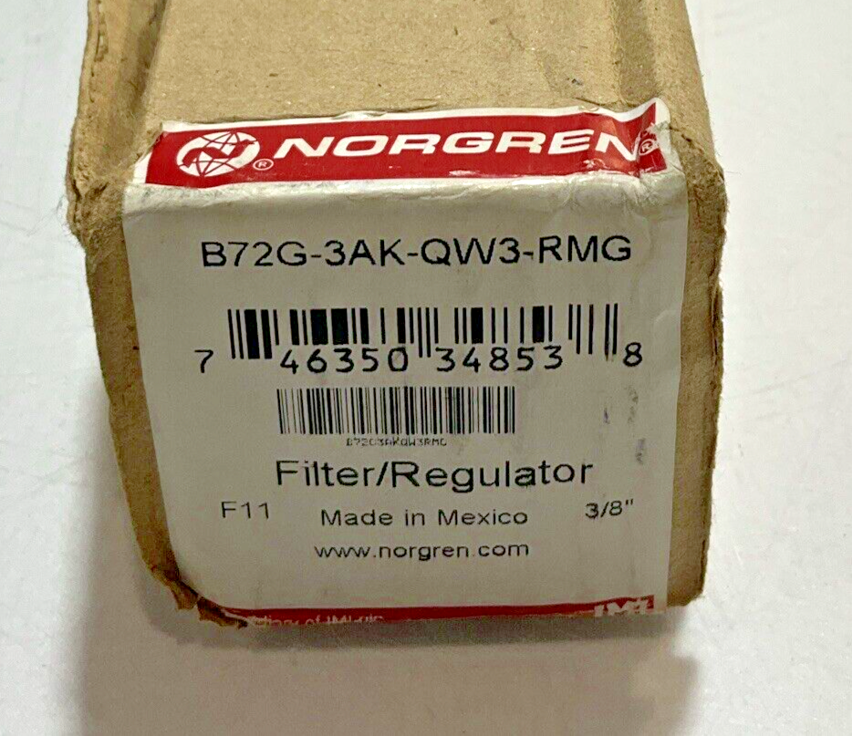 NORGREN  B72G-3AK-QW3-RMG PNEUMATIC FILTER/ REGULATOR 150 PSIG U3S