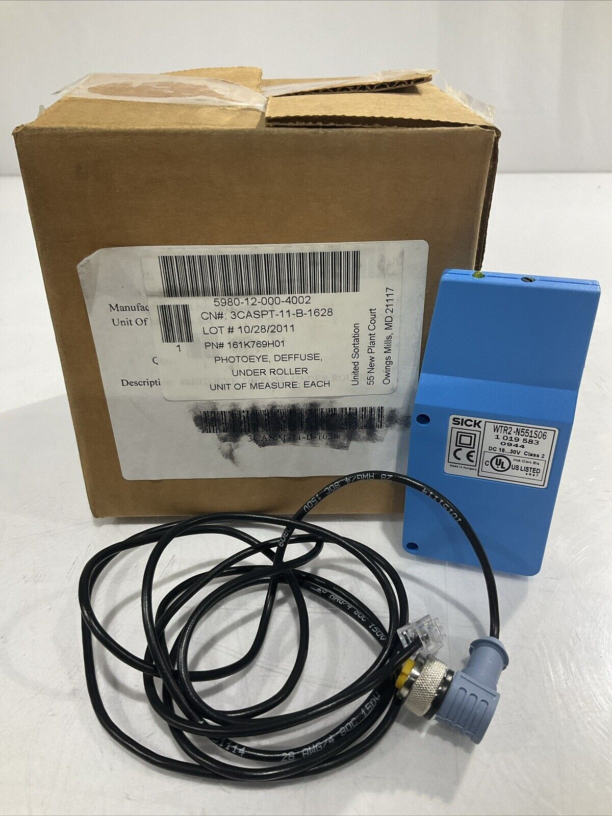 SICK WTR2-N551S06 PHOTOEYE DEFFUSE  U3S