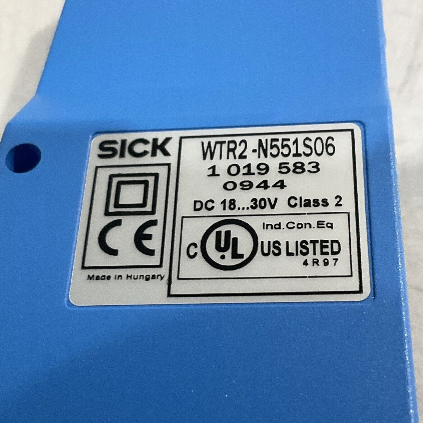 SICK WTR2-N551S06 PHOTOEYE DEFFUSE  U3S
