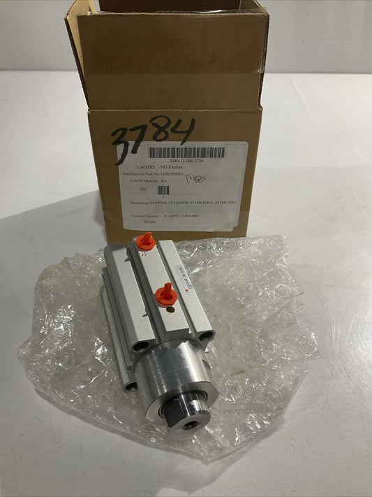 SMC RSDQB-30-DUMO-1205 COMPACT STOPPER CYLINDER 150 PSI 40MM U3S