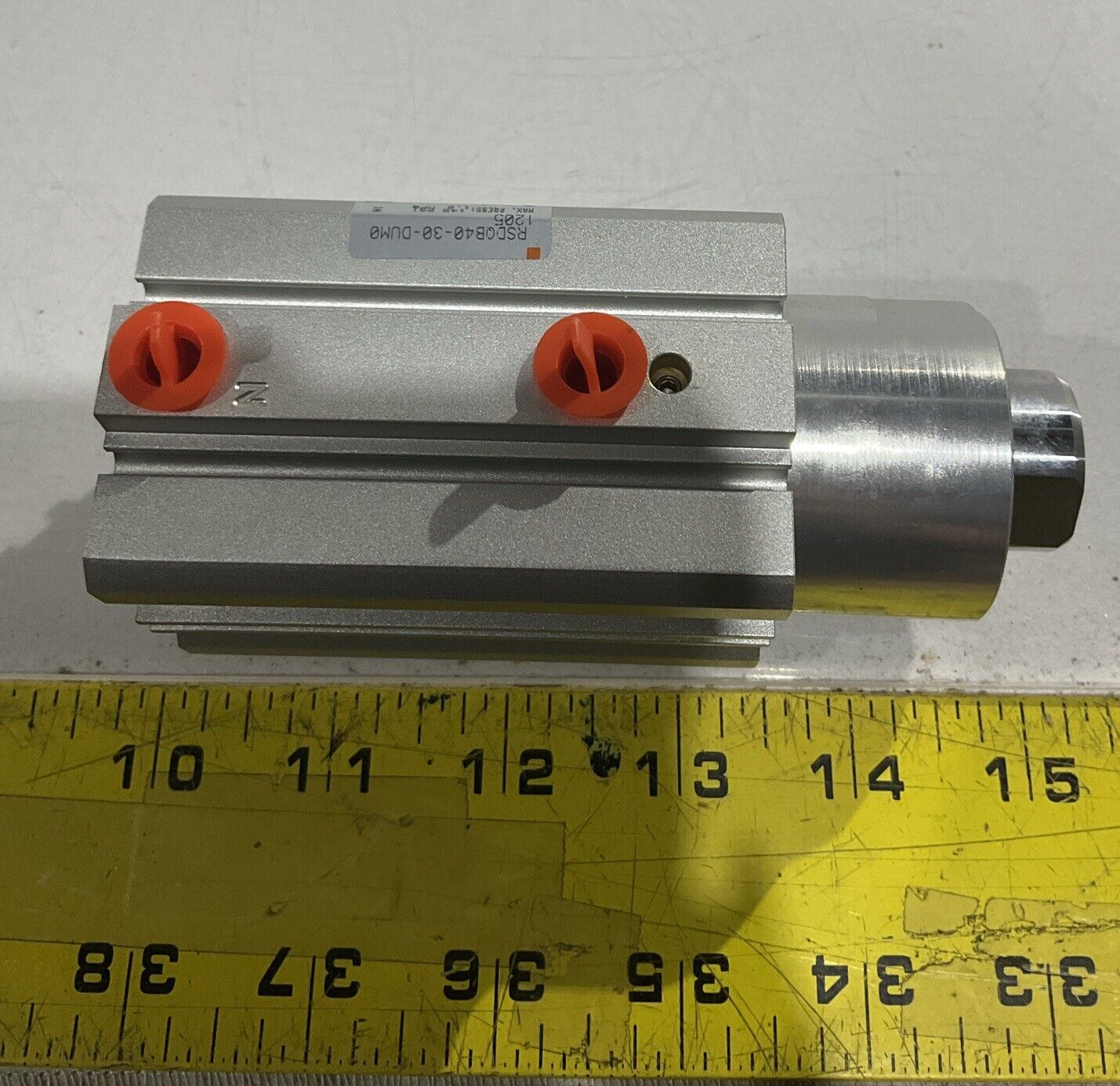 SMC RSDQB-30-DUMO-1205 COMPACT STOPPER CYLINDER 150 PSI 40MM U3S