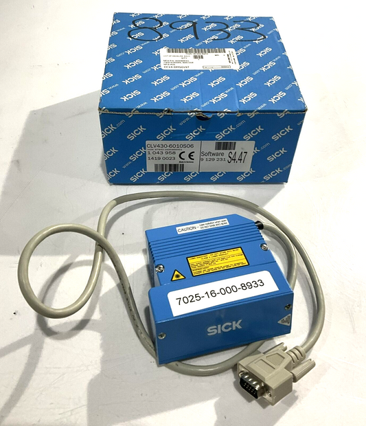 SICK CLV430-6010S06 1043958 BARCODE  SCANNER  U3S