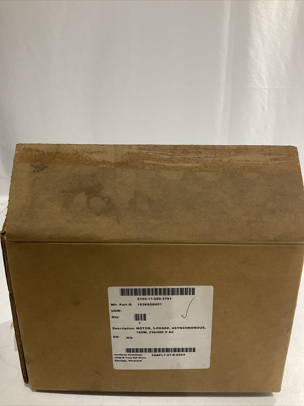 LENZE D-32699 13.750.65.1.3.0 PHASE MOTOR 180W 230/400 VAC 50 HZ 3 AC U3S