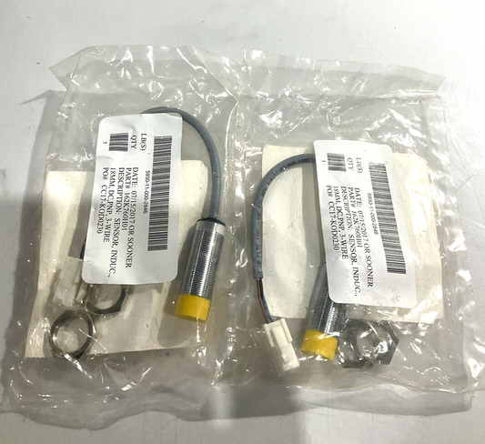 TURCK NI14-M18-AP6X-0.2/CS11243 INDUCUTIVE SENSOR TYPE 1 10-30 VDC LOT OF 2 U3S