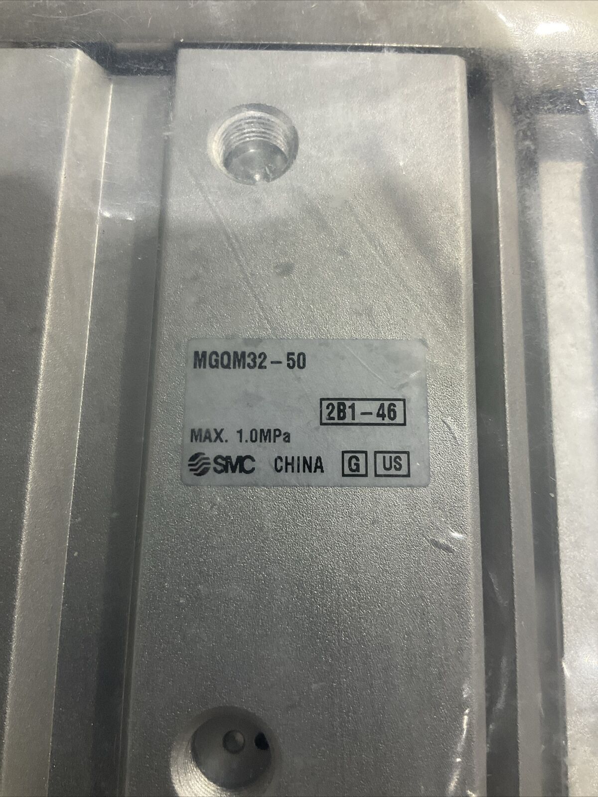 SMC MGQM32-50 PNEUMATIC CYLINDER 1.0 MPA 2B1-46 U3S