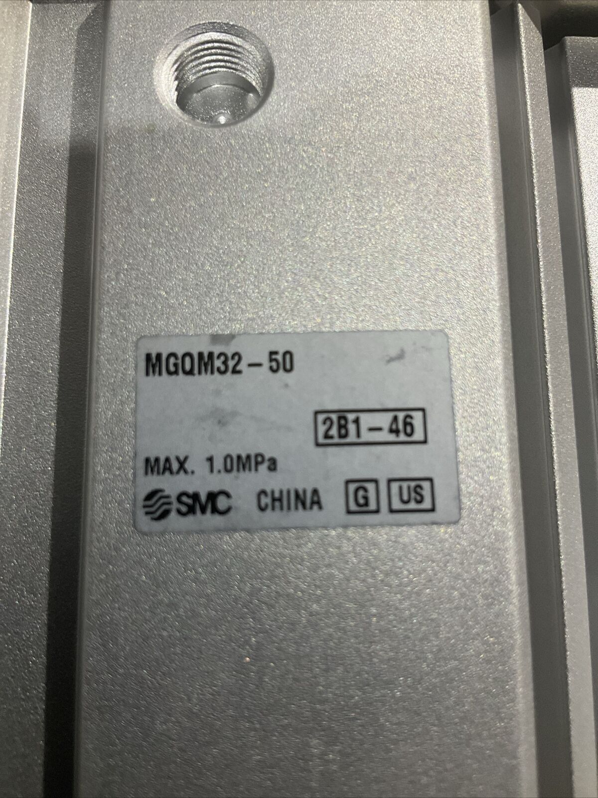 SMC MGQM32-50 PNEUMATIC CYLINDER 1.0 MPA 2B1-46 U3S