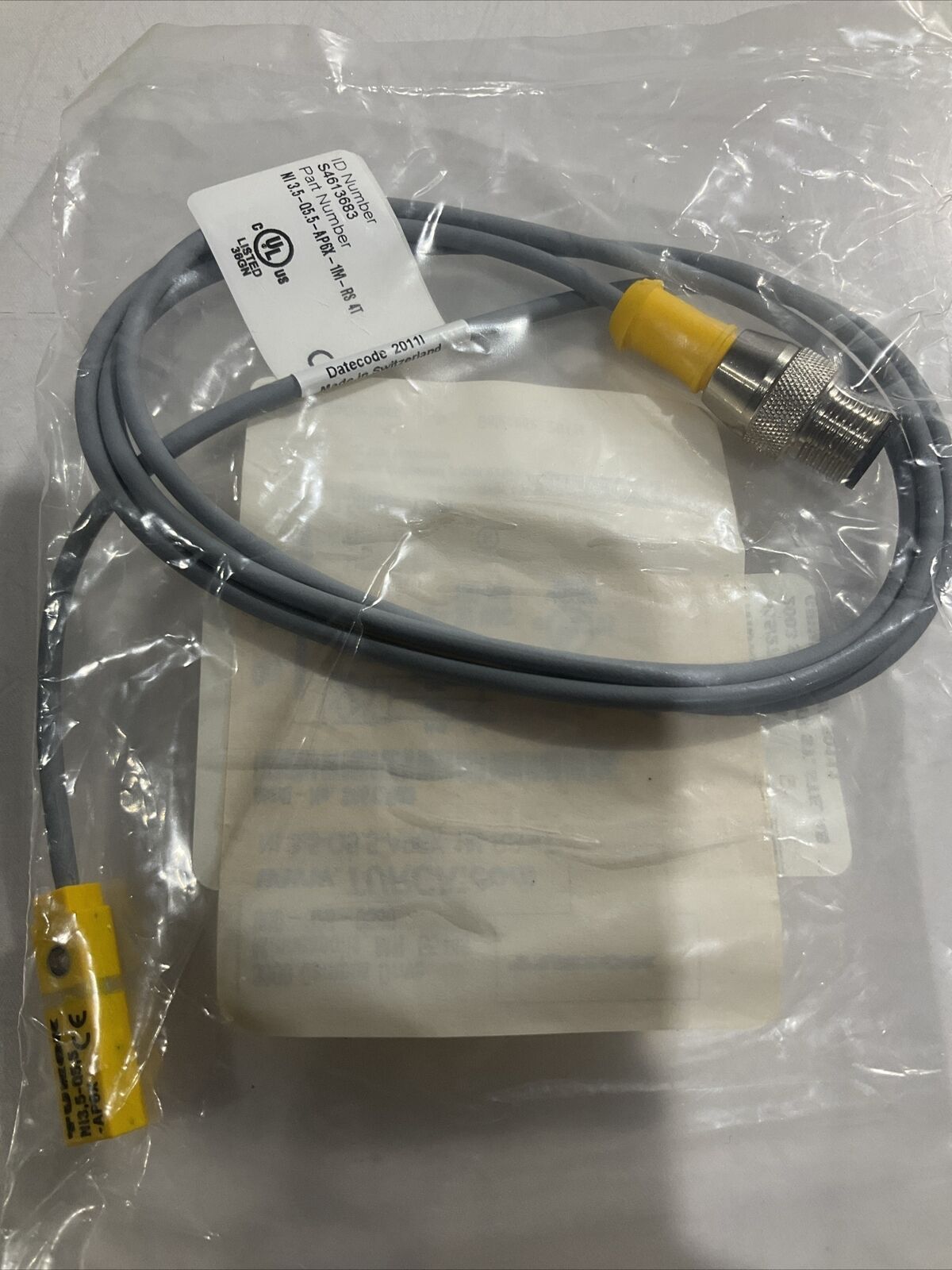 TURCK NI 3.5-Q5.5-AP6X-1M-RS 4T INDUCTIVE SENSOR SWITCH 10-30 VDC 15MA U3S