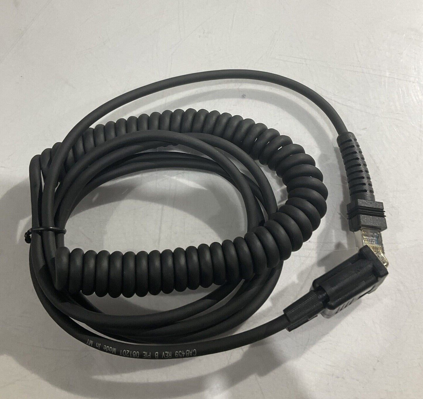 DATALOGIC CAB-459 RS 9D F E/P COIL 12' CORDSET 90A051991. P7 U3S