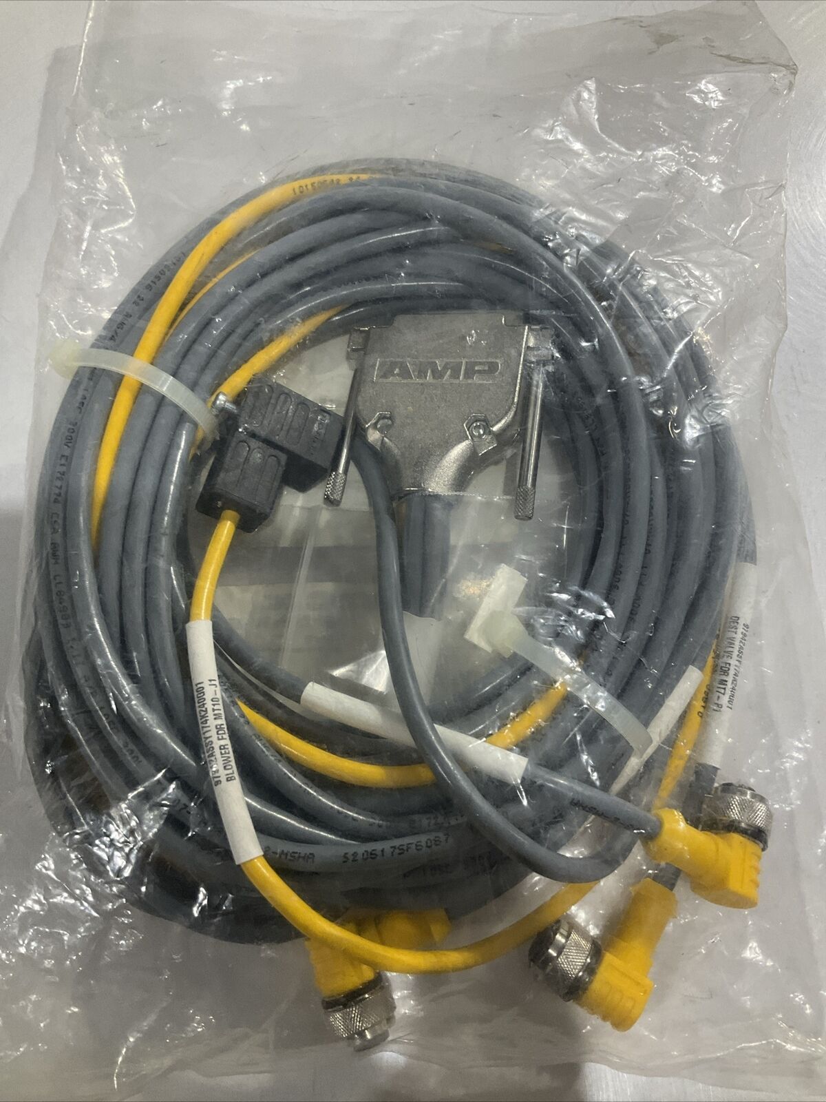 TURCK 3AAFLT-07-B-0004 W711 FDR FEEDER CABLE ASSEMBLY V2-J17 U3S