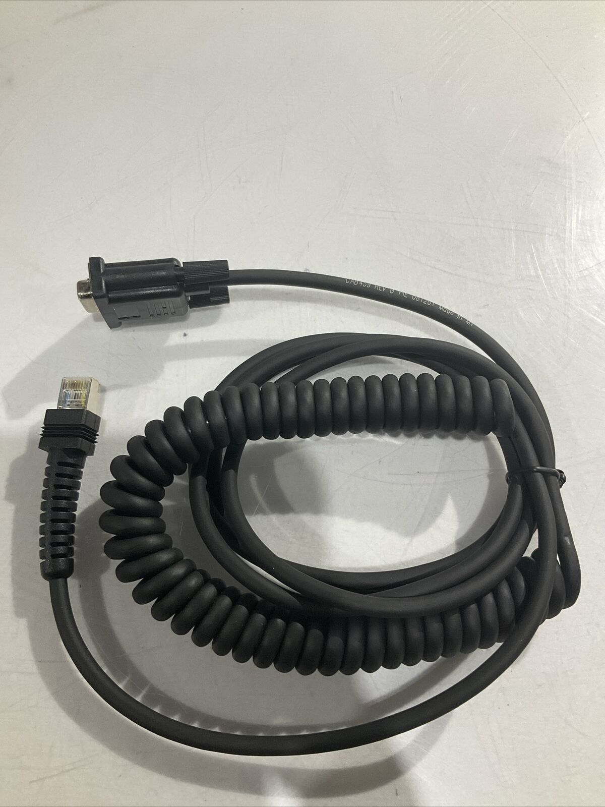 DATALOGIC CAB-459 RS 9D F E/P COIL 12' CORDSET 90A051991. P7 U3S