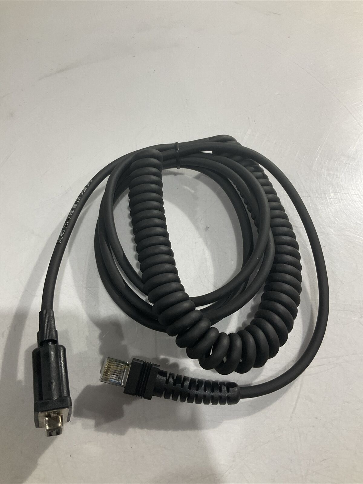 DATALOGIC CAB-459 RS 9D F E/P COIL 12' CORDSET 90A051991. P7 U3S