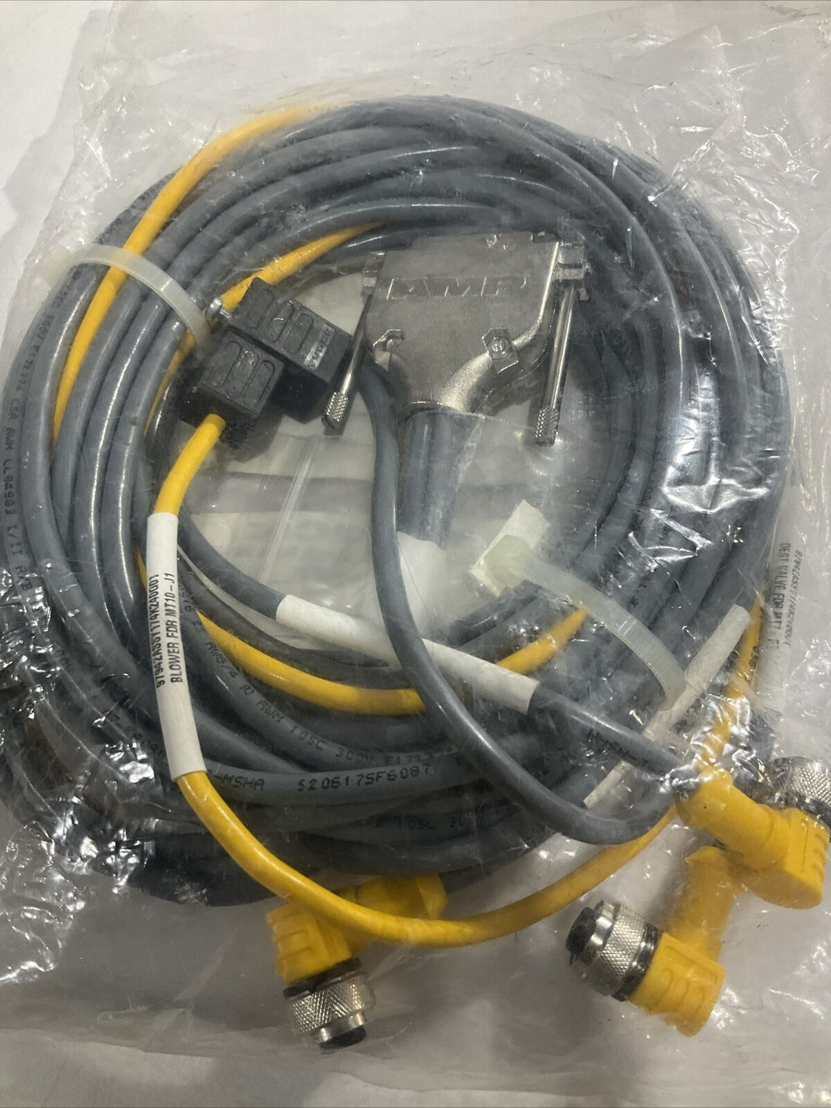 TURCK 3AAFLT-07-B-0004 W711 FDR FEEDER CABLE ASSEMBLY V2-J17 U3S