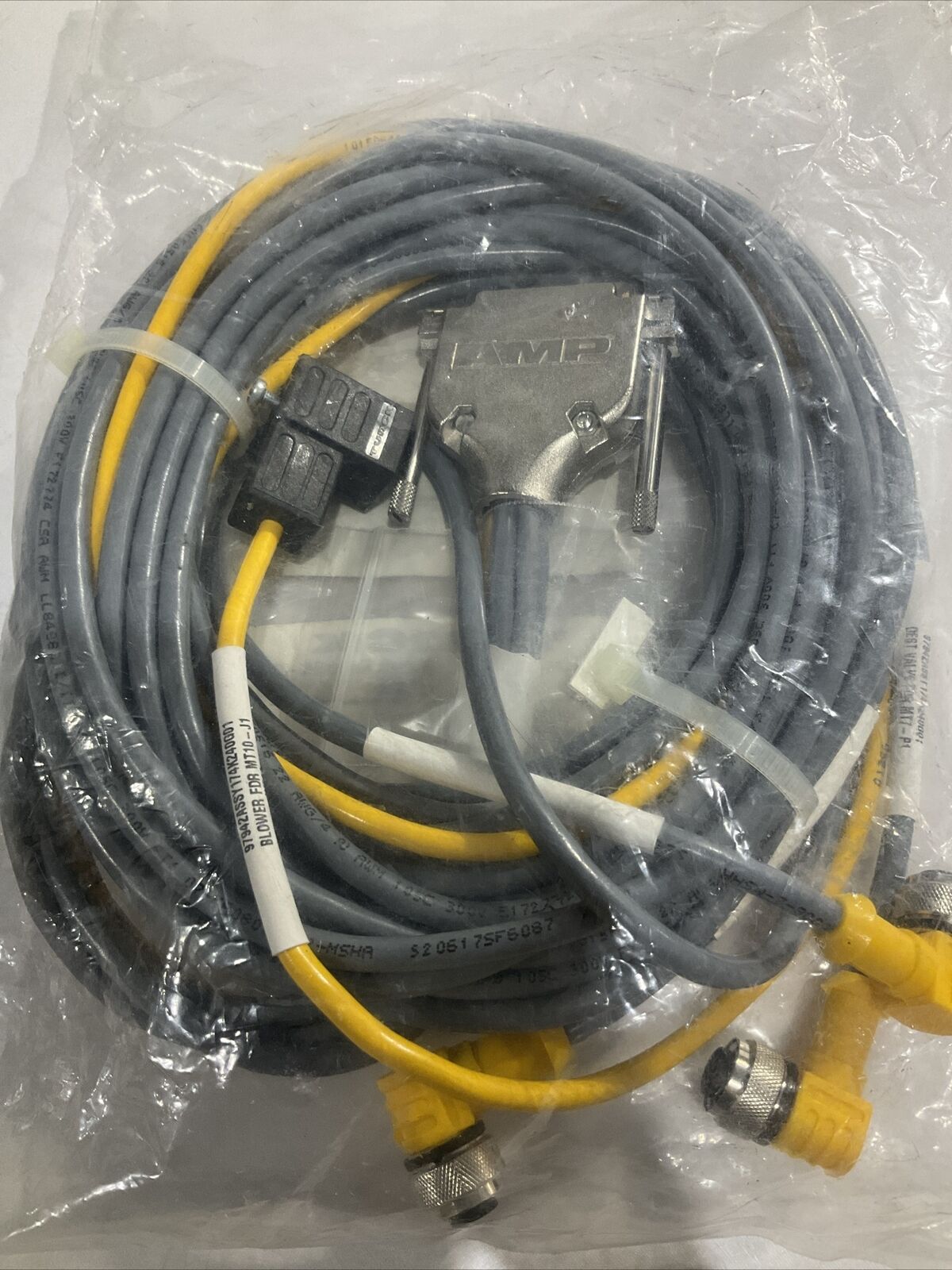 TURCK 3AAFLT-07-B-0004 W711 FDR FEEDER CABLE ASSEMBLY V2-J17 U3S