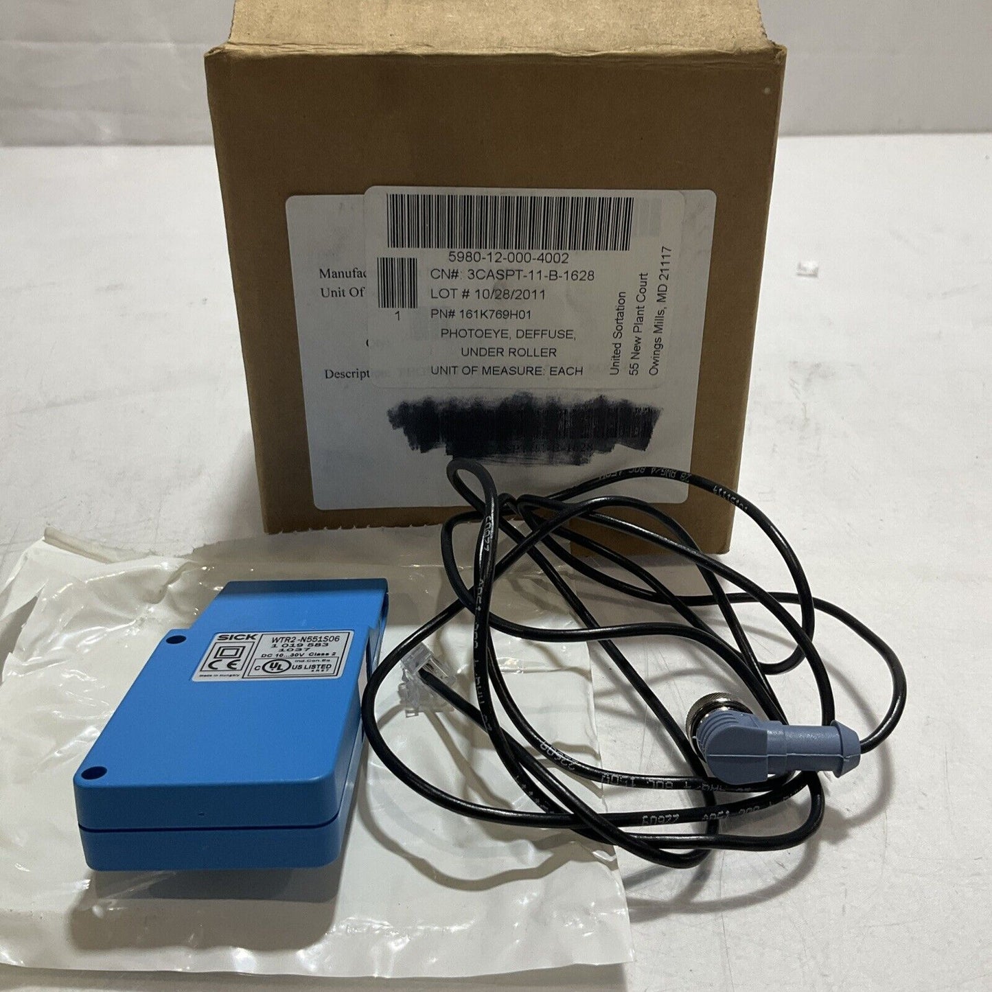 SICK  WTR2-N551S06  PHOTOEYE  DEFFUSE LOT OF 4 U3S