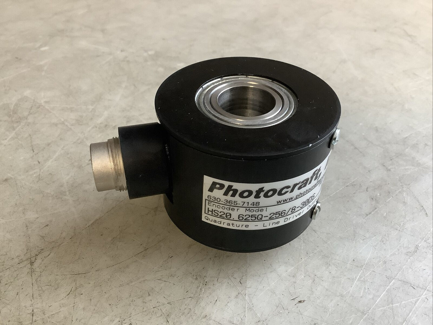 PHOTOCRAFT HS20.625Q-256/8-30DS HOLLOW SHAFT INCREMENTAL ENCODER U3S