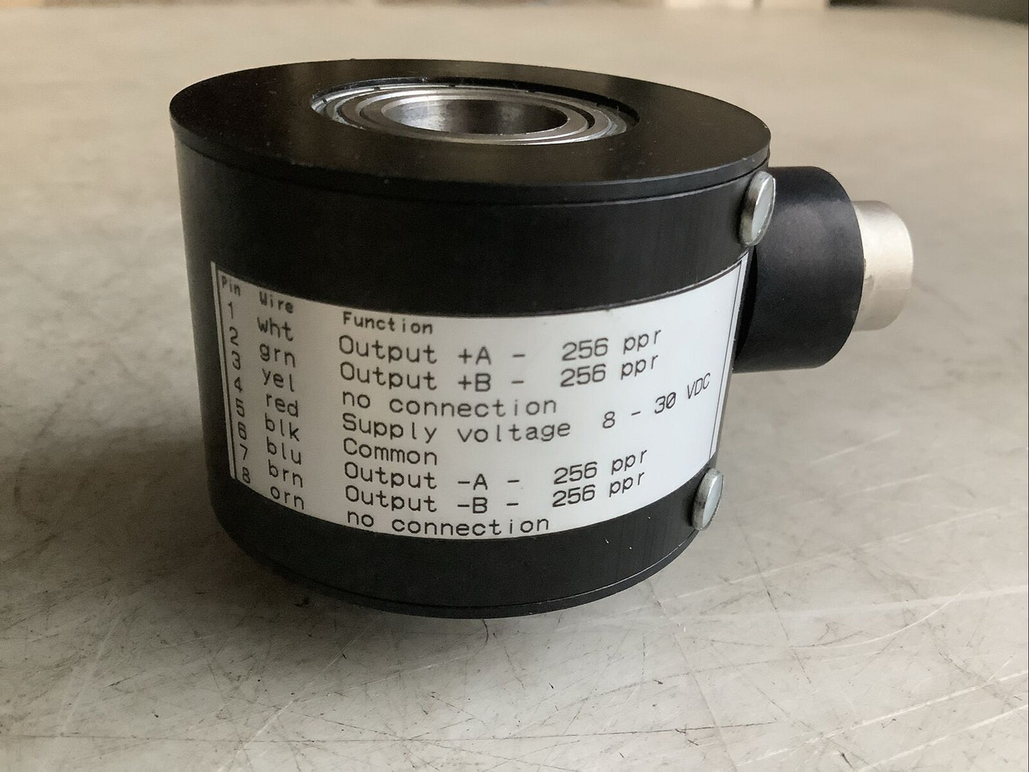 PHOTOCRAFT HS20.625Q-256/8-30DS HOLLOW SHAFT INCREMENTAL ENCODER U3S