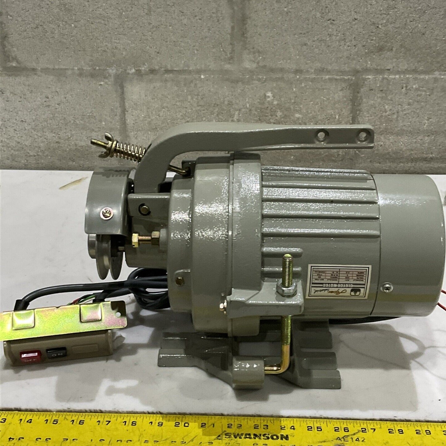 APEX A21 CLUTCH MOTOR 220 V 3PH 1725 RPM 60HZ 1/2 HP RM6