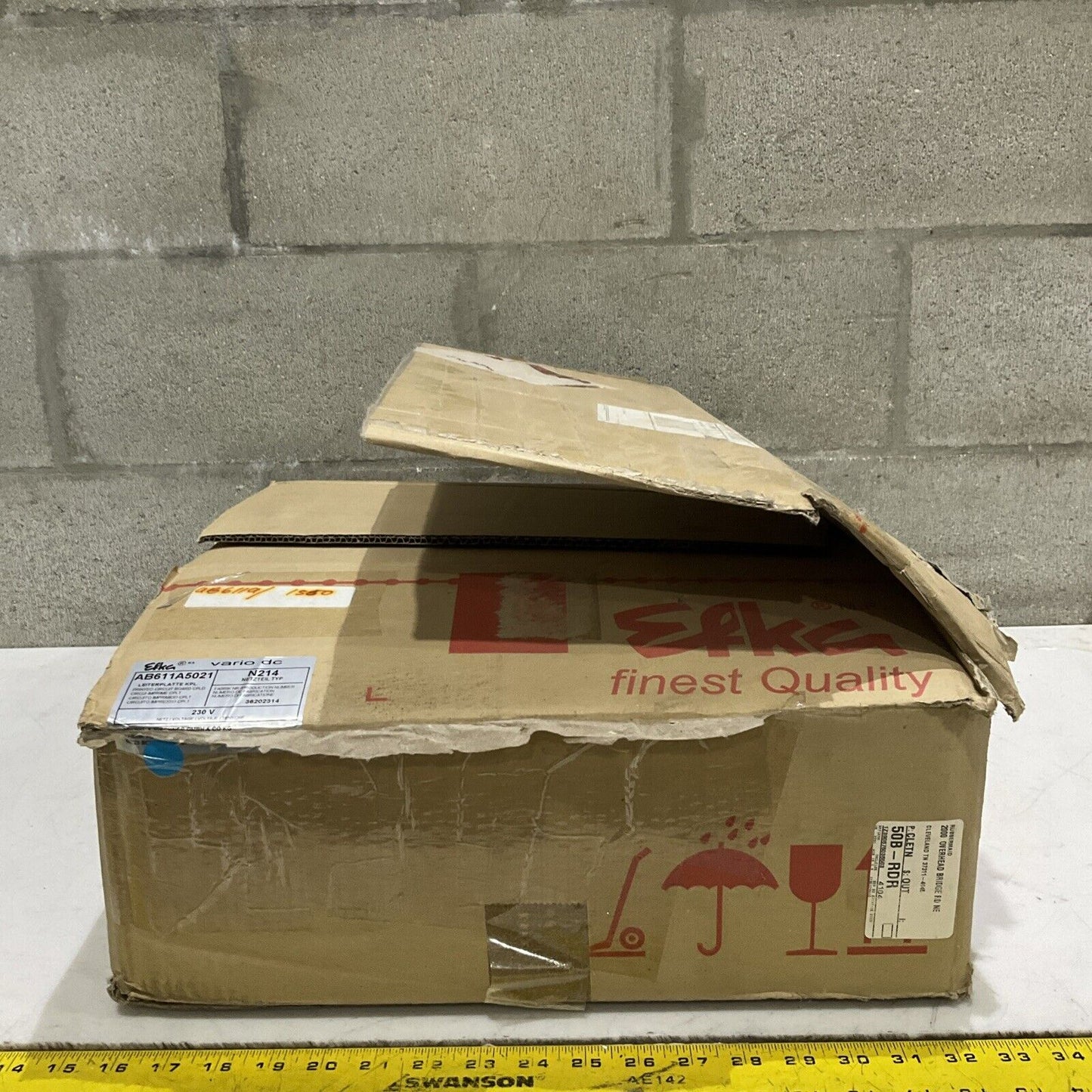 EFKA AB611A5021 N214 COMPACT SERVO MOTOR VARIO DC 50/60 HZ 230V RM6