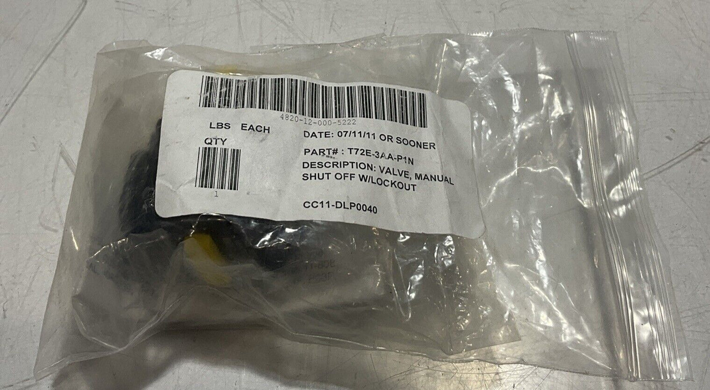 NORGREN T72E-3AA-P1N SHUT-OFF VALVE 3/8IN SLIDE ACTUATOR U3S