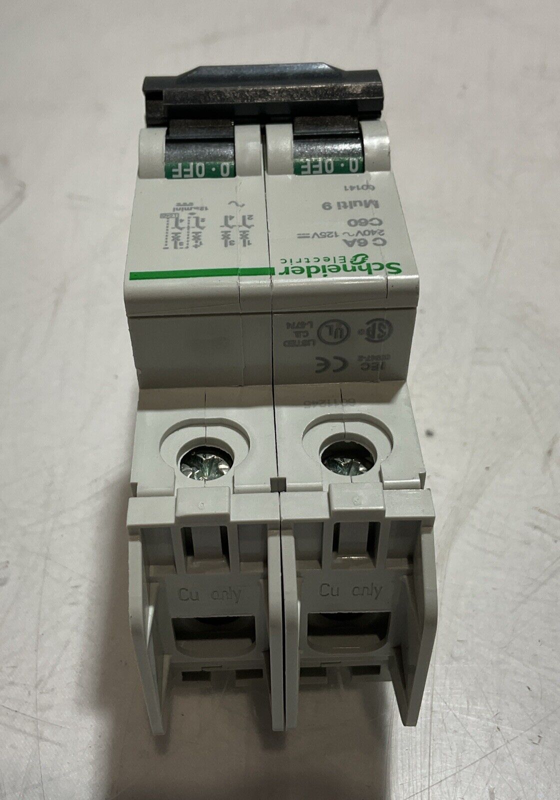 SCHNEIDER ELECTRIC 60141 MINI CIRCUIT BREAKER 6A 240V C60 U3S