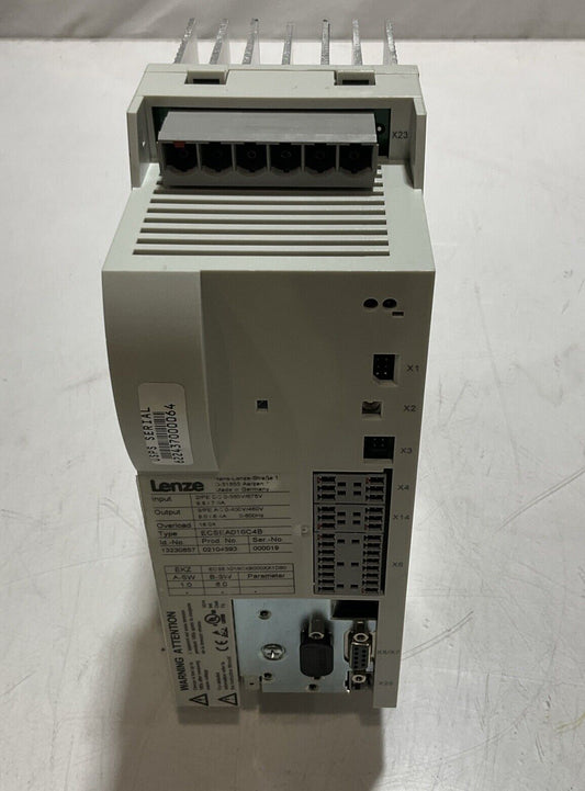 LENZE ECSEA016C4B SERVO DRIVE MOTOR CONTROLLER INVERTER U3S